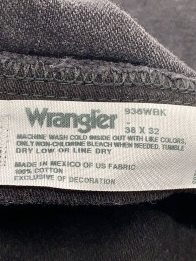 商品画像：ストレートパンツ/38/デニム/BLK/無地 5