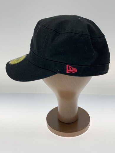 商品画像：ワークキャップ/7 1/2/コットン/BLK/メンズ 2