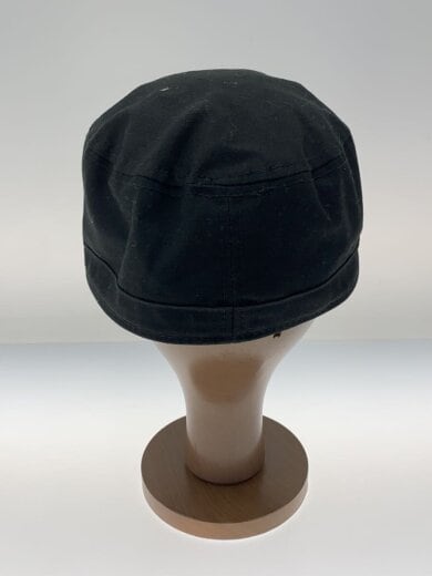 商品画像：ワークキャップ/7 1/2/コットン/BLK/メンズ 3