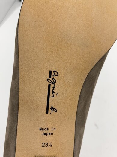 商品画像：フラットパンプス/23.5cm/GRY/スウェード 5