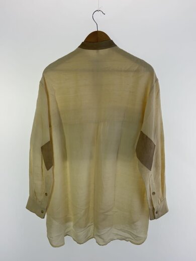 商品画像：CCU/長袖バンドカラーシャツ/シルク/ピッグスウェード 2