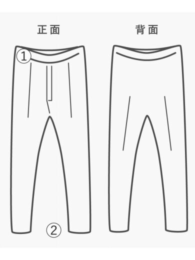 商品画像：×Lee/サイドスリットパンツ/ストレートパンツ/L/コットン/BLU/94824 7