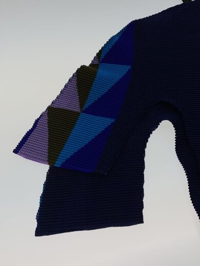 商品画像：半袖プリーツカットソー/--/ポリエステル/NVY/MI14FK401 5