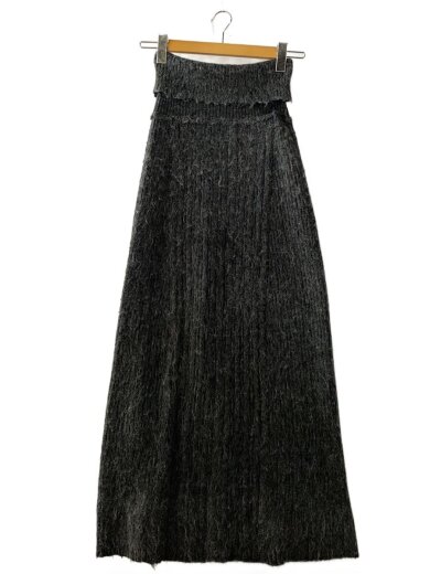 商品画像：Knit Maxi Length Skirt/ロングスカート/38/アクリル/GRY/21242515101// 1