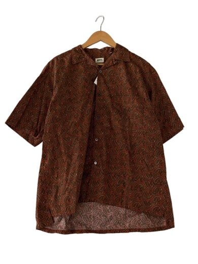 商品画像：VINTAGE PAISELEY BROAD/半袖シャツ/42/コットン/ORN/ペーズリー 1