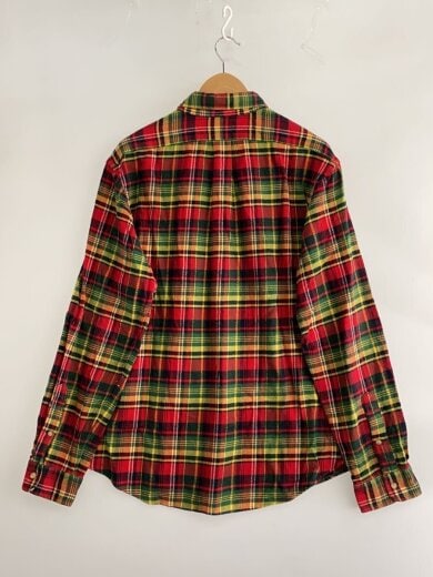商品画像：CUSTOM FIT/ネルシャツ/LL/コットン/RED/チェック// 2