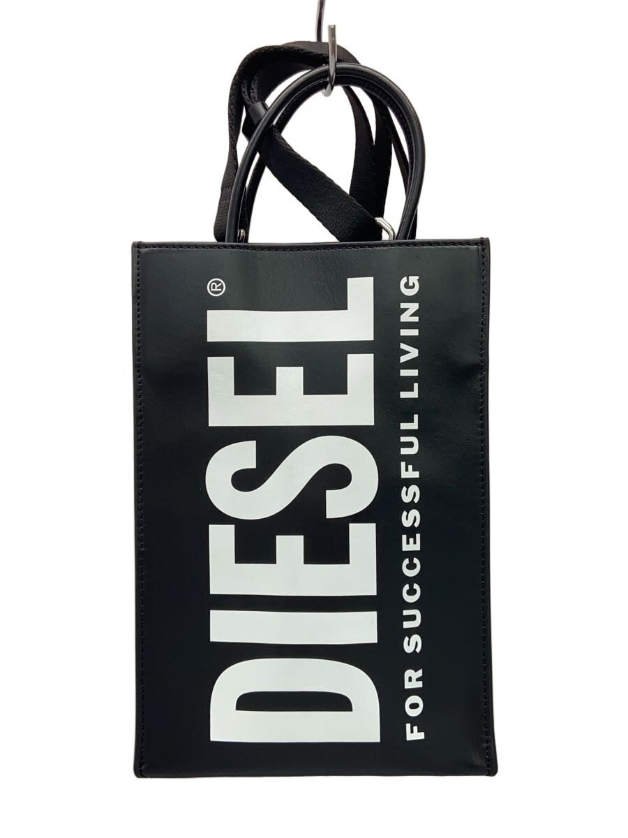 DIESEL / ショルダーバッグ/レザー/BLK/X09021