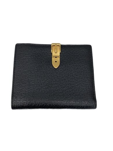 商品画像：3つ折り財布/牛革/BLK/無地/メンズ/035・2888・1665.0 1