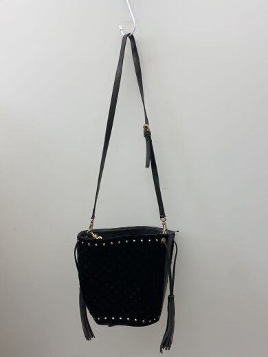 商品画像：ショルダーバッグ/スウェード/BLK 3