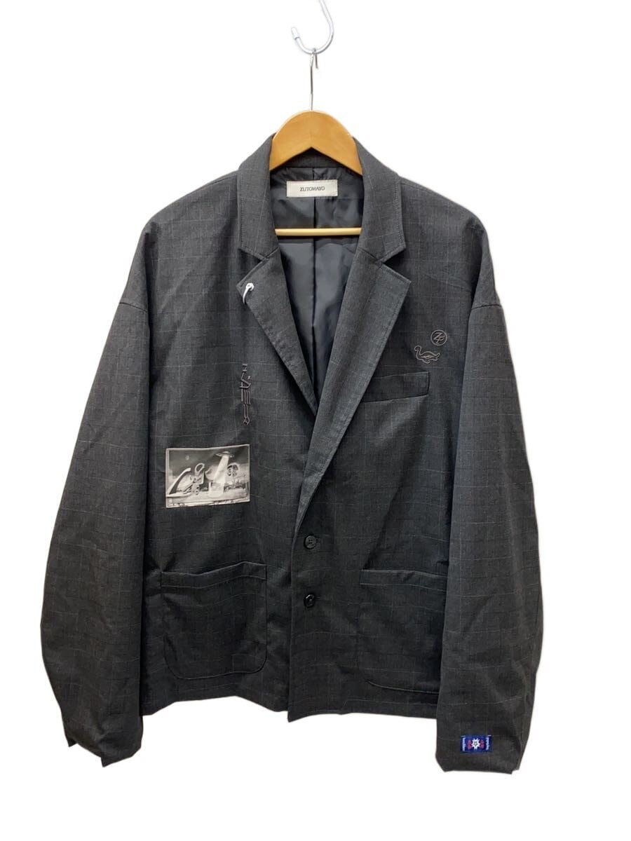 ZUTOMAYO / テーラードジャケット/XL/ポリエステル/GRY/STAY FOOLISH Jacket