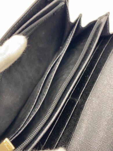 商品画像：長財布/--/BLK/無地/レディース 5