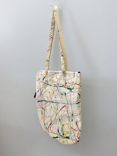 商品画像：トートバッグ/キャンバス/BEG/総柄 2