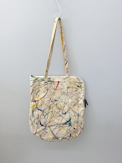 商品画像：トートバッグ/キャンバス/BEG/総柄 3