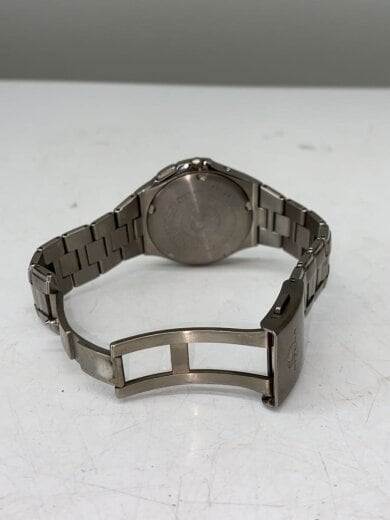 商品画像：ソーラー腕時計/アナログ/ステンレス/BLK/SLV/SS/H410-T003788 4