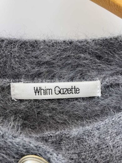 商品画像：カーディガン(厚手)/FREE/ウール/GRY/無地/WGZ1042205A0009 3