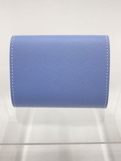 商品画像：カードケース/レザー/BLU/無地/レディース 2