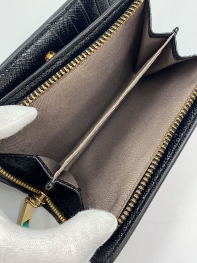 商品画像：長財布/レザー/NVY/無地/レディース 5