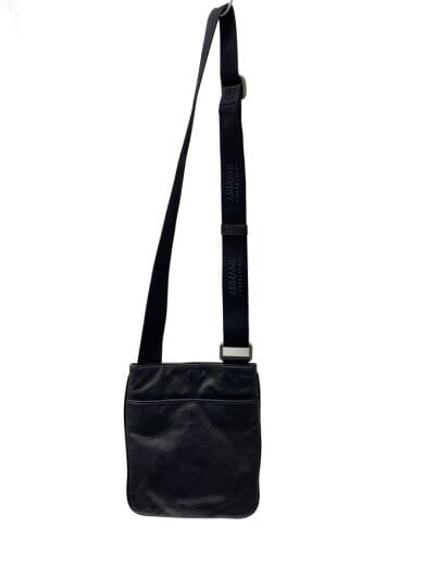 商品画像：ショルダーバッグ/レザー/BLK/無地 1