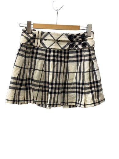 商品画像：スカート/38/ウール/IVO/チェック/FXF39-516-01 1