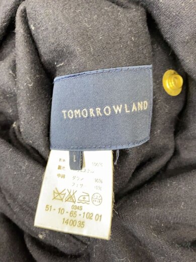 商品画像：ダウンベスト/L/ウール/NVY/無地 3