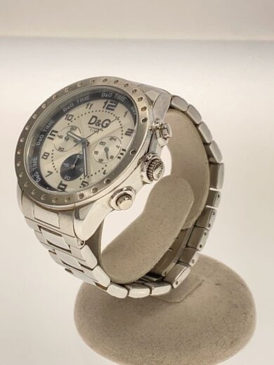 商品画像：クォーツ腕時計/アナログ/ステンレス/WHT/SLV/SS 2