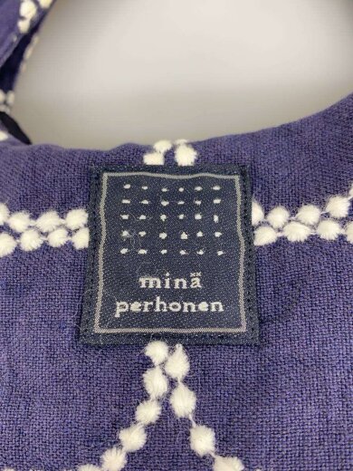 商品画像：ハンドバッグ/リネン/NVY/総柄/ws9174 5