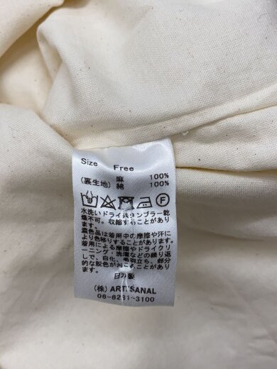 商品画像：コート/FREE/リネン/IVO/無地 5