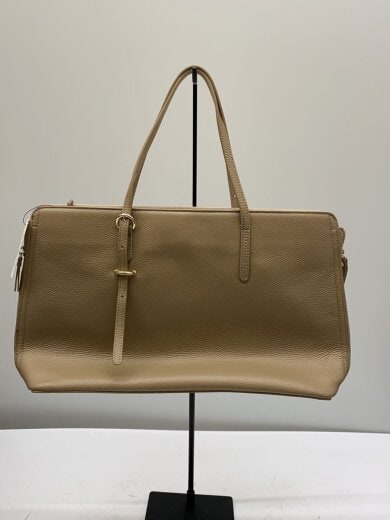 商品画像：ハンドバッグ/レザー/BEG/無地 3