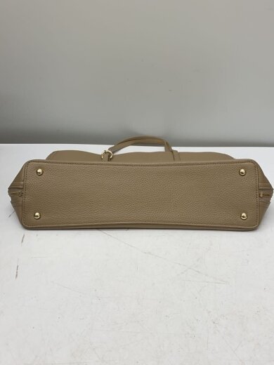 商品画像：ハンドバッグ/レザー/BEG/無地 4