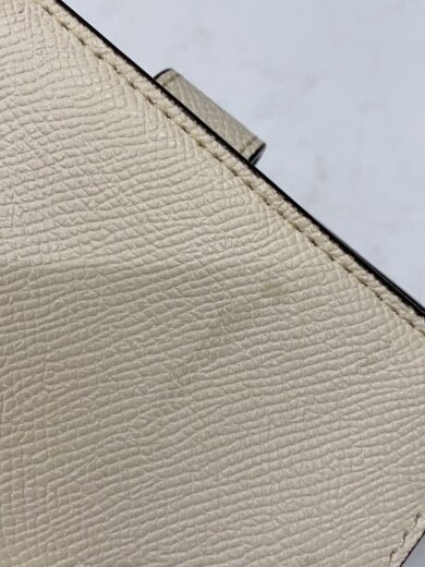 商品画像：2つ折り財布/レザー/WHT/無地/メンズ 8