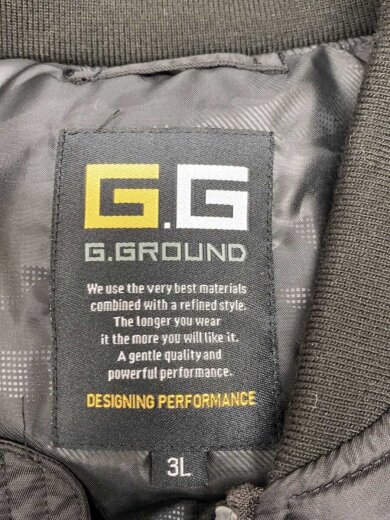 商品画像：g.ground/ジャケット/3L/ナイロン/BLK 3