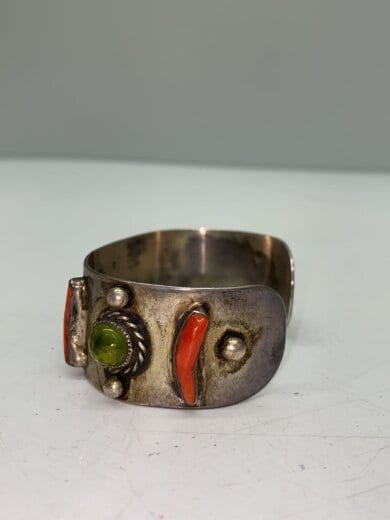 商品画像：バングル/SILVER/カラーストーン/メンズ 4