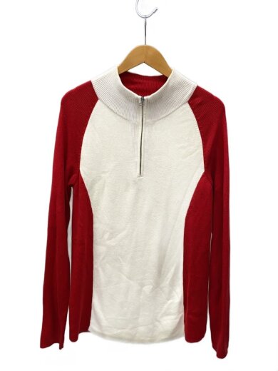 商品画像：ニット・セーター(薄手)/XL/コットン/RED 1