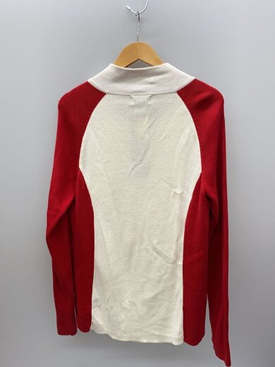 商品画像：ニット・セーター(薄手)/XL/コットン/RED 2