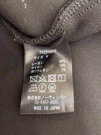 商品画像：ジャケット/FREE/レーヨン/BLK/無地/PA22-CS10 4