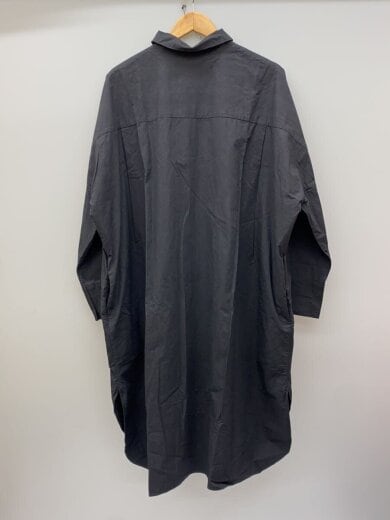 商品画像：シャツワンピース/FREE/コットン/BLK/無地/ST-106// 2