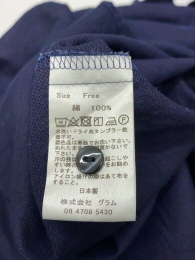 商品画像：シャツワンピース/FREE/コットン/NVY/無地// 4