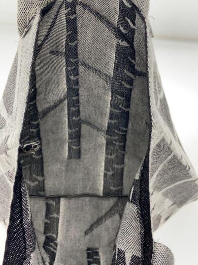 画像：LAPUAN KANKURITトートバッグ/リネン/GRY/総柄6