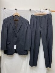 セットアップスーツ/テーラードジャケットxスラックスパンツ/GRY/ストライプ