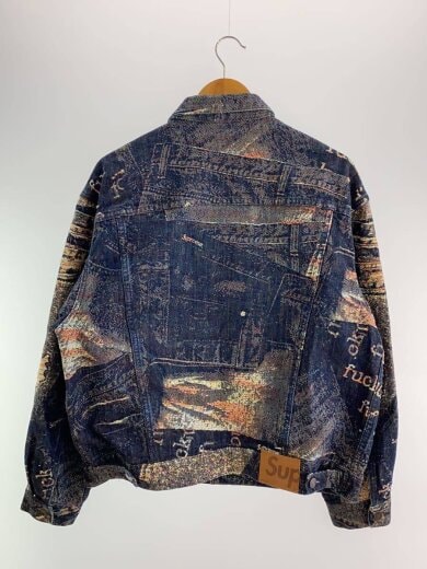 商品画像：Archive Denim Jacquard Trucker Jacket/Gジャン/L/コットン/IDG// 2