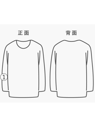 商品画像：ニット・セーター(薄手)/M/ウール/BLK/無地/kr-rl-lw-1260/ハーフジップ// 6