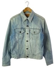 Gジャン/--/デニム/IDG/無地/ボタン裏527/USA製