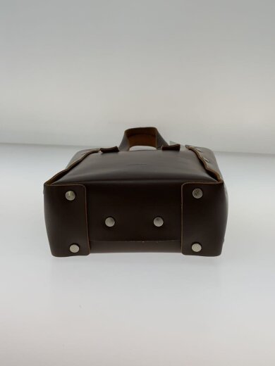商品画像：assemble hand bag tall S/ハンドバッグ/レザー/BRW/無地 4