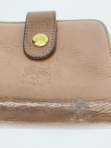 商品画像：2つ折り財布/レザー/BRW/無地/レディース 3