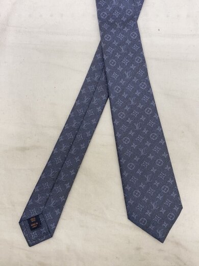 商品画像：ネクタイ/シルク/BLU/総柄/メンズ/イタリア製/モノグラム 2