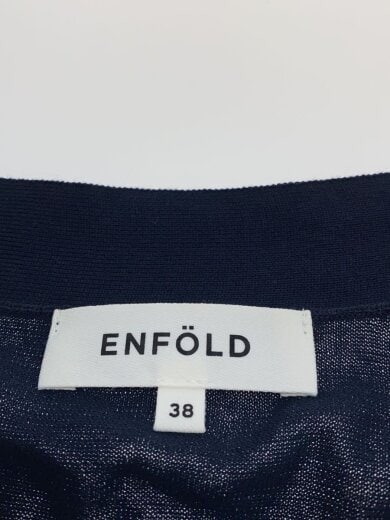 商品画像：カーディガン(薄手)/38/コットン/NVY/300HS270-2310/WAVE DRAPE CARDIGAN 3