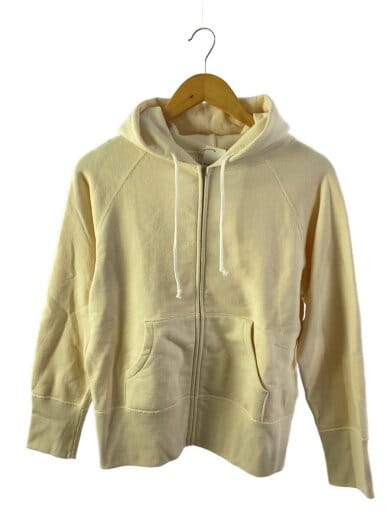 画像：DRESSTERIORジップパーカー/4/コットン/CRM/無地/085-11201/吊裏毛ライトパーカー//1