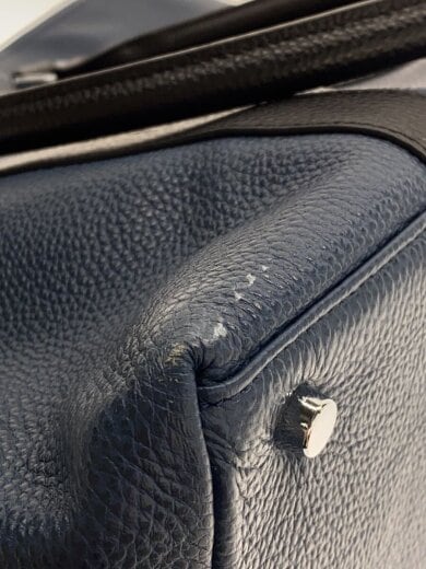 商品画像：トートバッグ/レザー/BLU/無地/※傷有 7