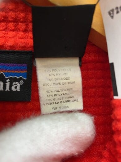 商品画像：フリースジャケット/S/ポリエステル/RED/40100/フラッシュ プルオーバー/2001/USA 5