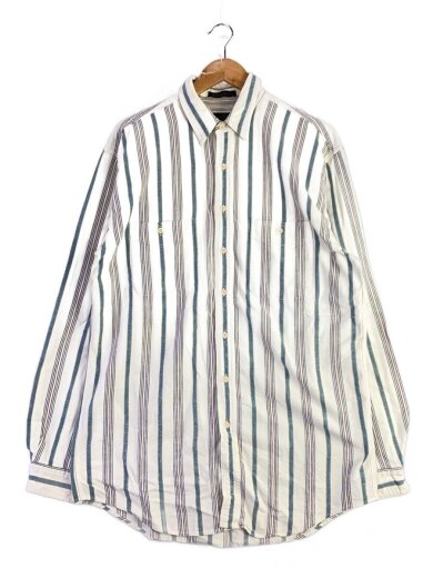 商品画像：長袖シャツ/15481/ストライプ/L/WHT// 1